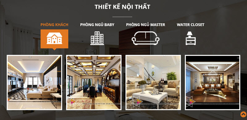 Thiết kế web nội thất